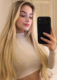 Sexy blonde Brazilian escort in London 