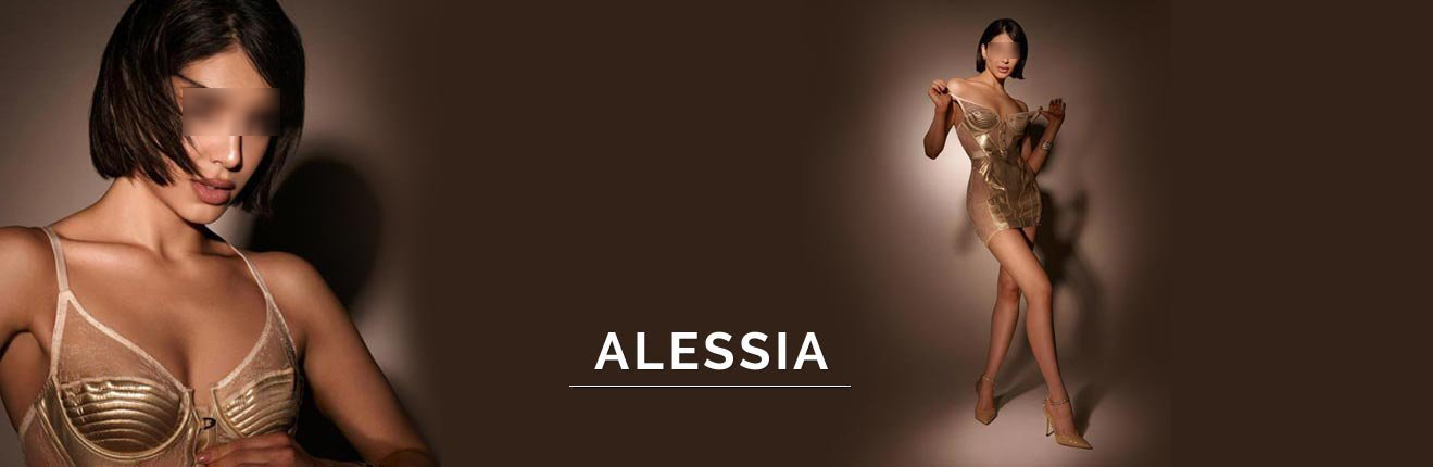 Alesssia escort model at blue velvet girls